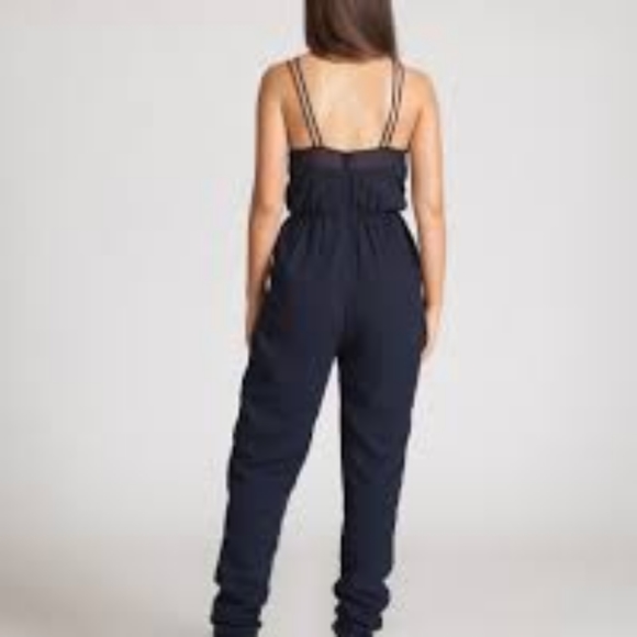 Finders Keepers Dark Blue Jumpsuit - Picture 2 of 11